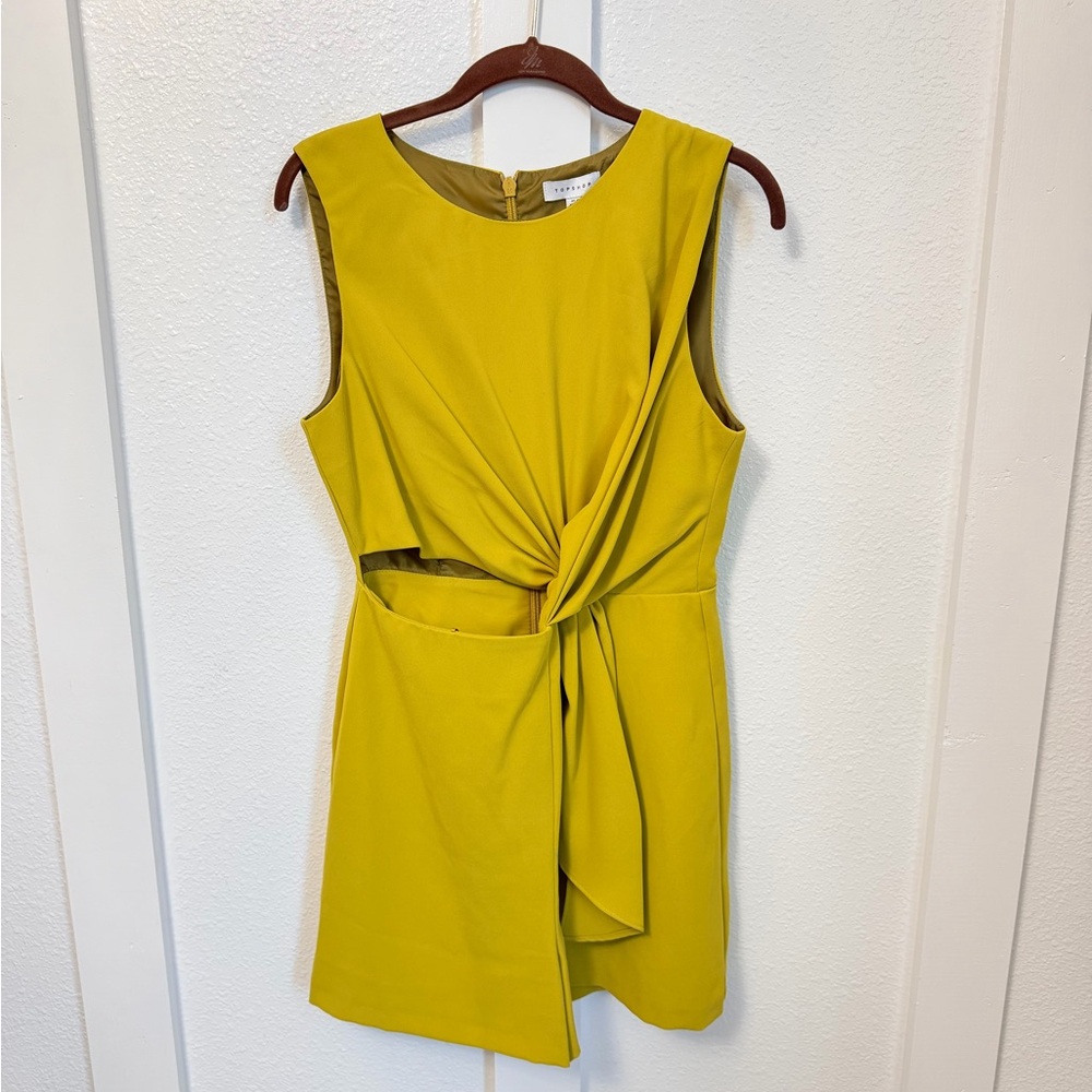 Topshop Yellow Cutout Jumpsuit - Picture 15 of 16